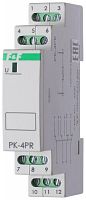 EA06.001.016 Реле промежуточное PK-4PR (монтаж на DIN-рейке 35мм 12В AC/DC 4х8A 2P 2R IP20) F&F 