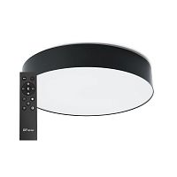 Светодиодный управляемый светильник Feron AL6200 “Simple matte” тарелка 165W 3000К-6500K черный 48068 в г. Санкт-Петербург 