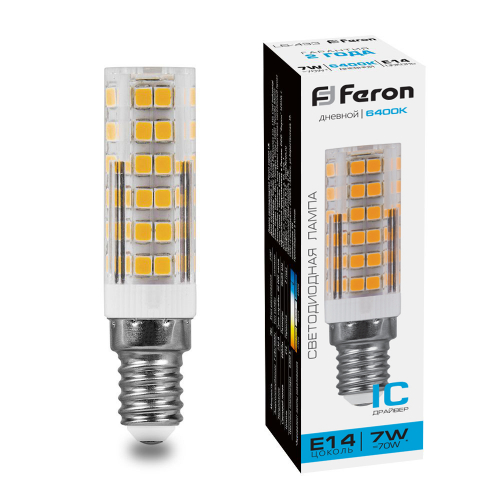 Лампа светодиодная Feron LB-433 E14 7W 175-265V 6400K 25986 в г. Санкт-Петербург 