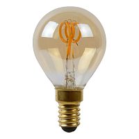 Лампа светодиодная диммируемая Lucide E27 3W 2200K янтарная 49046/03/62 в г. Санкт-Петербург 