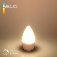 Лампа светодиодная диммируемая Elektrostandard E14 7W 4200K матовая BLE1448 a063762 в г. Санкт-Петербург 