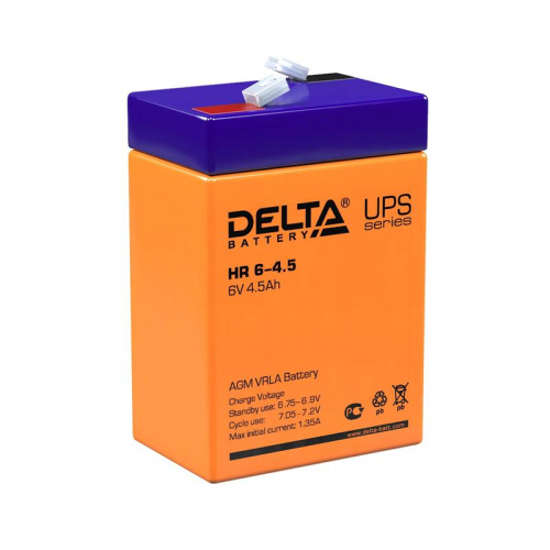 Аккумулятор UPS 6В 4.5А.ч Delta HR 6-4.5 в г. Санкт-Петербург 
