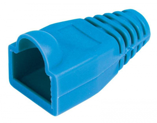 CS4-13 Колпачок изолирующий для разъема RJ45 PVC син. ITK 