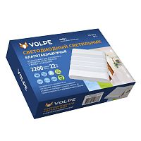 UL-00006710 Светильник светодиодный ULW-Q280 22W/4000K/S01 IP65 White Прямоугольник 22Вт 4000К IP65 200х160х58мм промышленный накладной влагозащ. опал. рассеив. бел. Volpe 