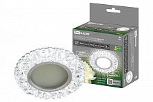 SQ0359-0137 Светильник встраиваемый СВ 03-09 MR16 50Вт G5.3 LED подсветка 3 Вт зеркальный/хром TDM