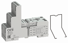 ORS-M-2-2-G Розетка трехъярусная ORS-M для реле ORM 2C ONI 