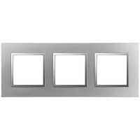 Б0060583 Рамка 3-м Elegance 14-5013-03 Classic алюм. Эра 