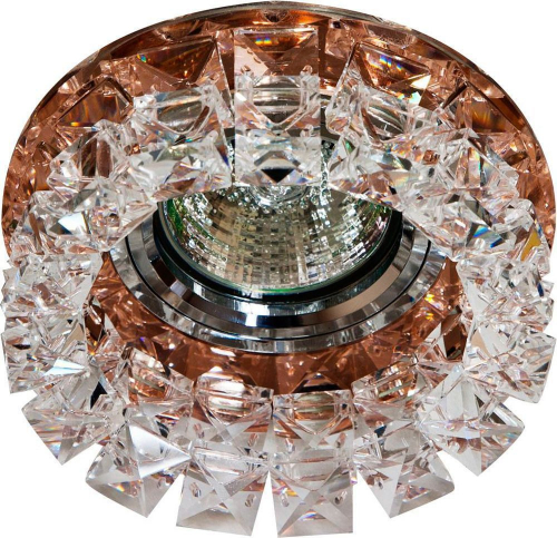 Светильник встраиваемый Feron CD2929 потолочный MR16 G5.3 коричневый-прозрачный 28418 в г. Санкт-Петербург 