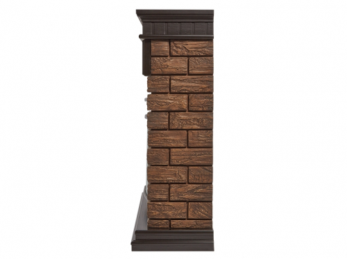 Портал Firelight Bricks Wood 25 камень темный, шпон венге в г. Санкт-Петербург  фото 4
