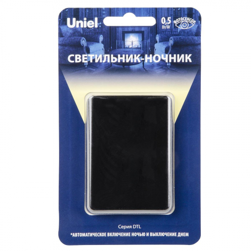 Светильник-ночник Uniel DTL-320 Прямоугольник/Black/Sensor UL-00007222 в г. Санкт-Петербург  фото 2