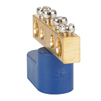 277943 Шина нулевая с одним изолятором OptiKit BB-O-PE-S-6-6х9 желт. КЭАЗ 