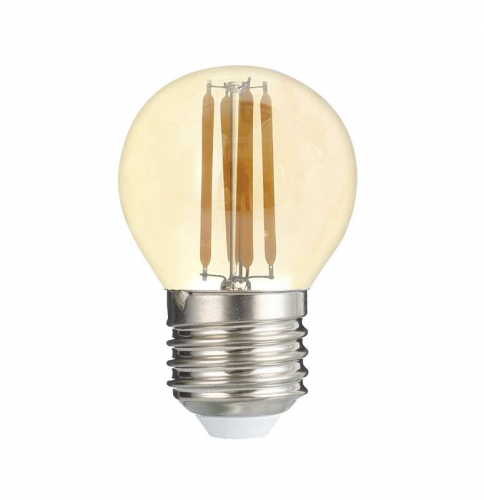 Лампа светодиодная филаментная PLED OMNI 6Вт G45 4000К нейтр. бел. E27 230В/50Гц Gold JazzWay 5021303 в г. Санкт-Петербург 