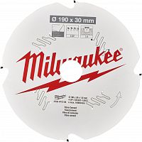 Диск пильный Milwaukee по фиброцементу для циркулярной пилы 190x30x1,8x4 10гр. в г. Санкт-Петербург 