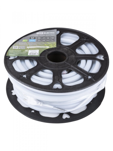 SQ0331-1522 Гибкий неон круглый SMD2835-120 LED/м-220 В-6.5 Вт/м-IP67-синий (25м) TDM