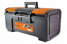 SQ1032-0205 Ящик для инструментов ПРОФИ-19, 48х27х24 см, усилен., замок-автомат, лоток, органайзеры, «Рубин» TDM