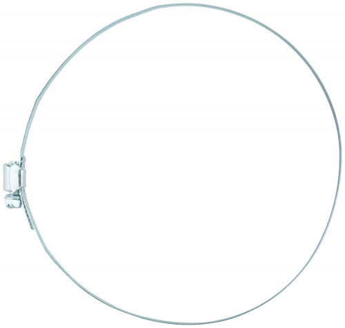 Хомут обжимной просечной (оцинкованная сталь) ширина 12.7 мм 8" (165-203 мм) в г. Санкт-Петербург  фото 3