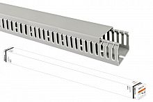 SQ0410-0006 Кабель-канал перфорированный 60х60 перфорация 4/7 TDM (16 м)