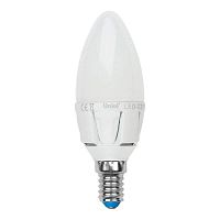 Лампа светодиодная Uniel E14 7W 4000K матовая LED-C37 7W/NW/E14/FR PLP01WH UL-00002411 в г. Санкт-Петербург 
