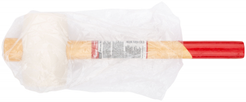 Киянка резиновая белая, деревянная ручка 45 мм ( 225 гр ) в г. Санкт-Петербург  фото 3