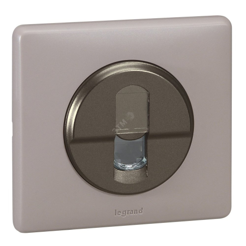 Legrand Celiane Графит Накладка розетки RJ-45