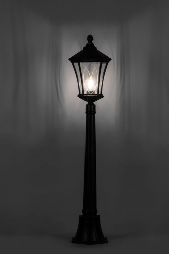Светильник садово-парковый Feron PL4036 столб восьмигранный 60W 230V E27, черный 11417 в г. Санкт-Петербург  фото 2