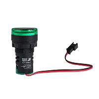 375698 Индикатор тока и напряжения OptiSignal Compact D22 С7-VAM-3 зел. 50-500В AC/0-100А AD22VAM КЭАЗ 