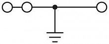 Клемма заземления STS 2.5-TWIN-PE Phoenix Contact 3031733 в г. Санкт-Петербург 
