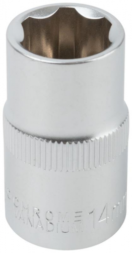 62044 Головка шестигранная CrV 1/2дюйм 14мм FIT  фото 2