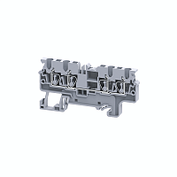 Клемма с четырьмя контактами пружинная OptiClip СX-2.5-QUATTRO-(0.2-4)-I-BU син. КЭАЗ 289754 в г. Санкт-Петербург 