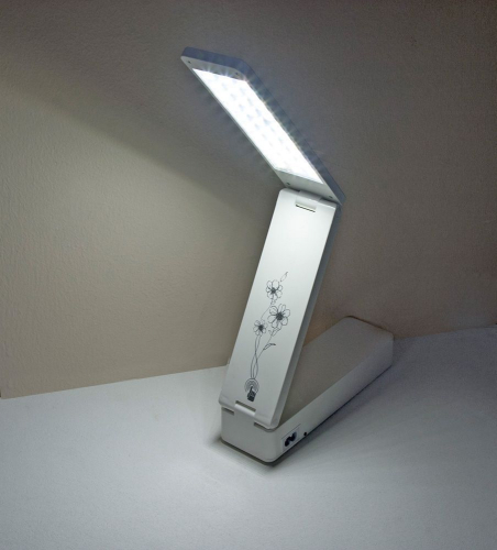 Настольный светодиодный светильник Feron DE1717 2,4W, белый 24205 в г. Санкт-Петербург  фото 3