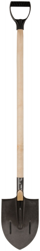 Лопата штыковая, "рельсовая сталь", с деревянным черенком  210х385х1440 мм в г. Санкт-Петербург  фото 6