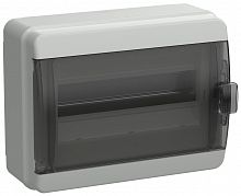 Корпус пластиковый КМПн-12 IP65 черн. прозр. дверь TEKFOR IEK TF5-KP72-N-12-65-K03-K02 в г. Санкт-Петербург 