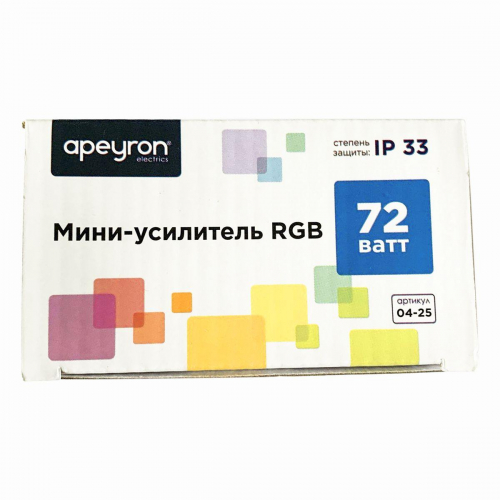Мини-усилитель RGB Apeyron 12/24V 04-25 в г. Санкт-Петербург  фото 3