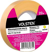 9791 Изолента V02-7Y-13х15-20 0.13х15мм (рул.20м) желт. Volsten 
