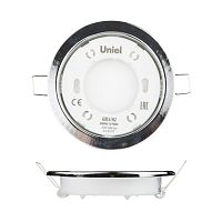 UL-00005052 Светильник точечный GX53/H2 Chrome 10 Prom ультратонкий встраив. хром. (уп.10шт) Uniel 