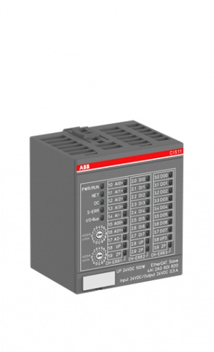 Модуль интерфейсный 8DI/8DO/4AI/2AO CI511-ETHCAT ABB 1SAP220900R0001 в г. Санкт-Петербург 