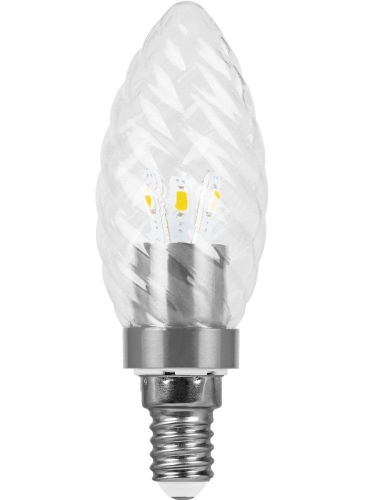 Лампа светодиодная, 6LED(3.5W) 230V E14 2700K матовая золото, LB-77 25350 в г. Санкт-Петербург 