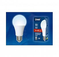 UL-00002382 Лампа светодиодная LED-A60-10W/NW/E27 /FR/24-48V PLO55WH 10Вт грушевидная матовая 4000К нейтр. бел. E27 24-48В (упак. картон) Uniel 