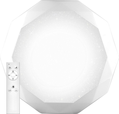 Светодиодный управляемый светильник накладной Feron AL5200 DIAMOND тарелка 70W 3000К-6000K белый 41471 в г. Санкт-Петербург 
