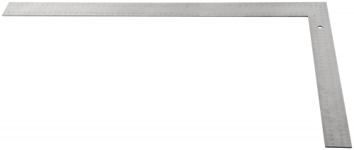 Угольник столярный цельно-металлический рифленая шкала 400 x 600 мм в г. Санкт-Петербург  фото 4