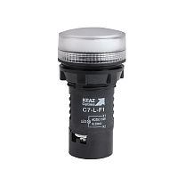 362153 Лампа светодиодная OptiSignal Compact D22 С7-L-F1 бел. 110В AC/DC XB7EV01GP КЭАЗ 