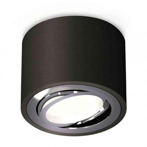 Комплект накладного светильника Ambrella light Techno Spot XS7511003 SBK/PSL черный песок/серебро полированное (C7511, N7003) в г. Санкт-Петербург 