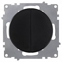 2172822 Выключатель 2-кл. СП Florence 10А IP20 механизм черн. (1E31501303) OneKeyElectro 