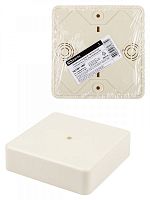 SQ1401-1807 Коробка распаячная КР 100х100х29 ОП, сл. кость, IP40, инд. штрихкод TDM