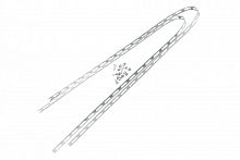 SQ0905-0099 Комплект для монтажа к столбу без метизов (универсальный) (компл. 2шт.) TDM
