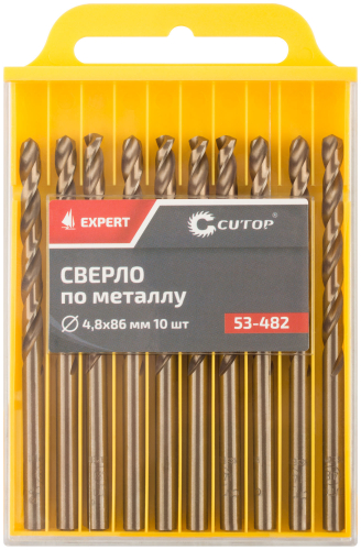 Сверло по металлу Cutop EXPERT, 4.8х86 мм (10 шт) в г. Санкт-Петербург  фото 3