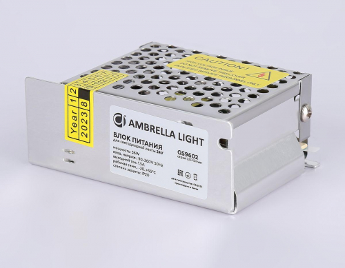 Блок питания Ambrella light Illumination LED Driver 24V 36W IP20 1,5A GS9602 в г. Санкт-Петербург  фото 2