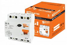 SQ0203-0089 УЗО ВД1-63 4Р 50А 100мА тип А TDM
