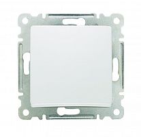 30001005 Переключатель проходной 1-кл. СП Lillium IP20 механизм бел. Makel 