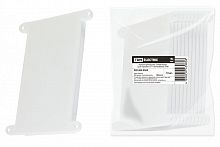 SQ1402-9505 Крышка финишная 124х80 белая (для коробки СП 118х76х60мм) TDM